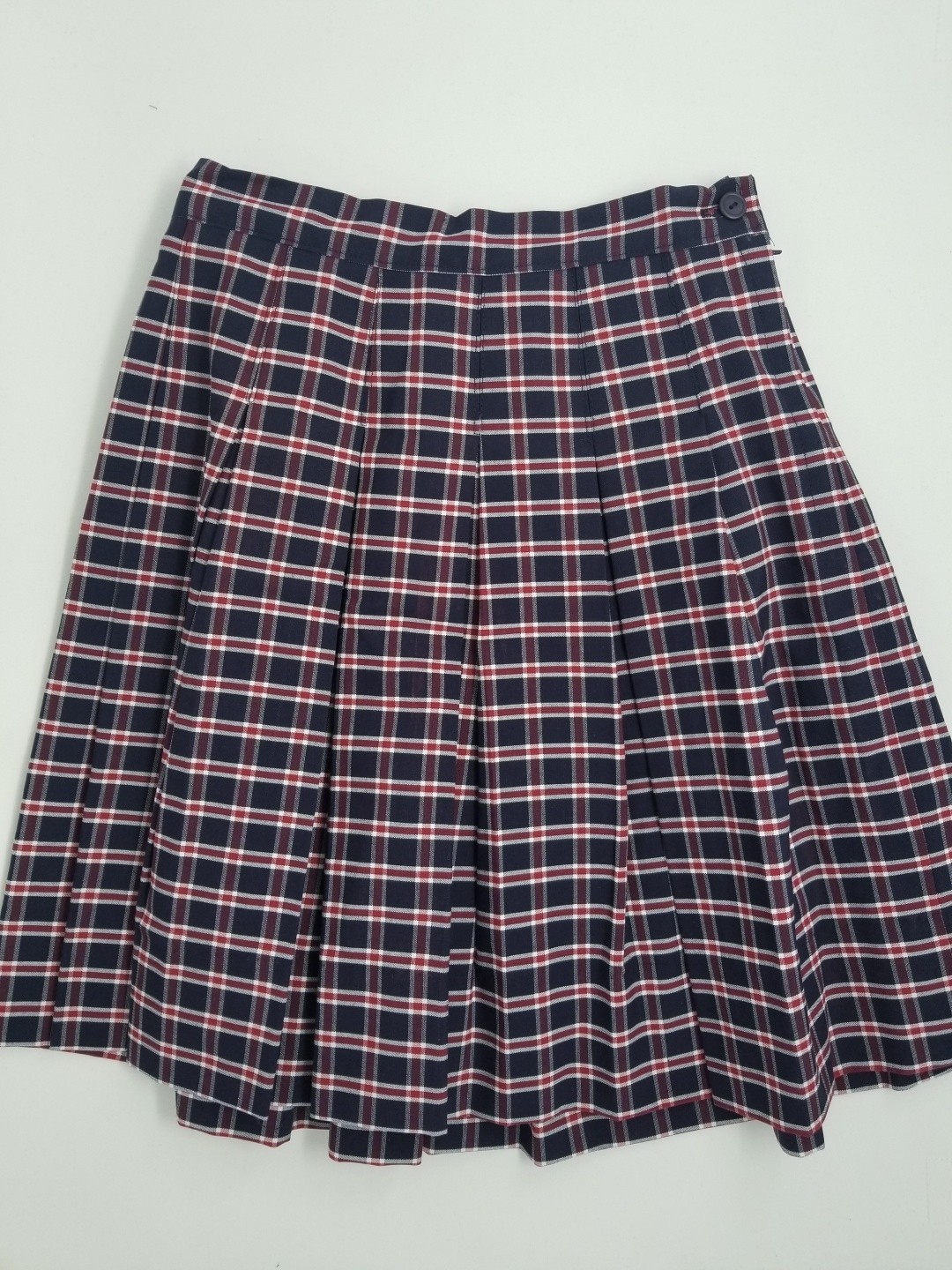 Stitch Down Pleat Skirt Style 11 Plaid 26