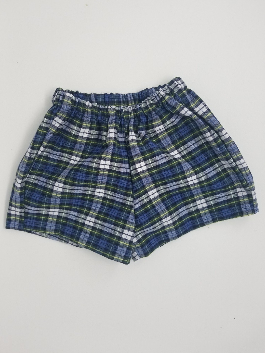 Girls Modesty Short- Plaid-Plaid 50