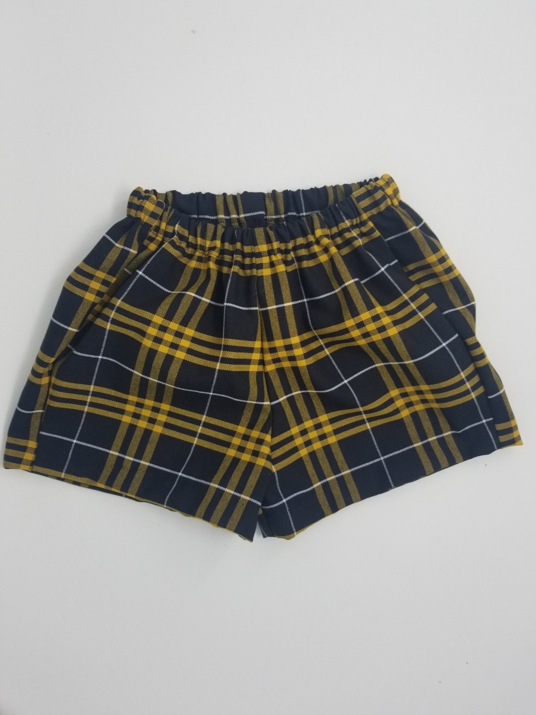 Girls Modesty Short- Plaid-Plaid 12