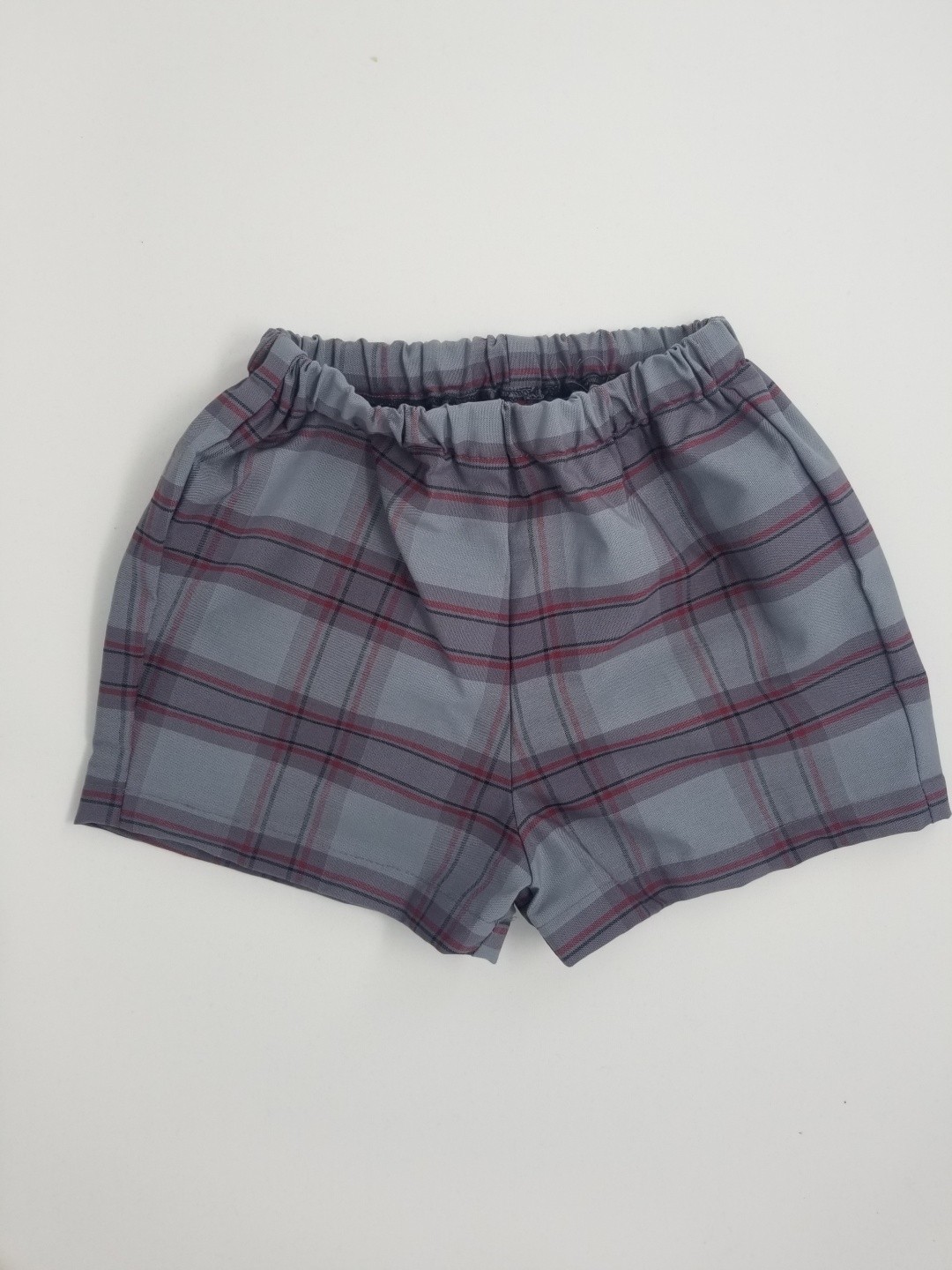 Girls Modesty Short- Plaid-Plaid 83