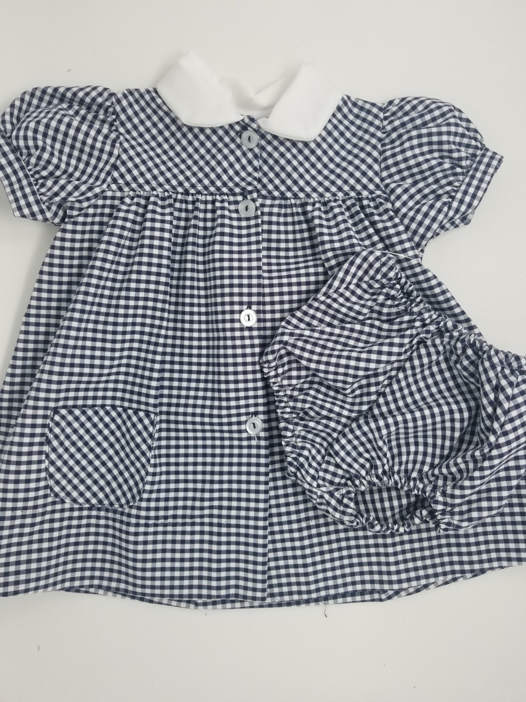 Plaid Smock Dress-Plaid 25