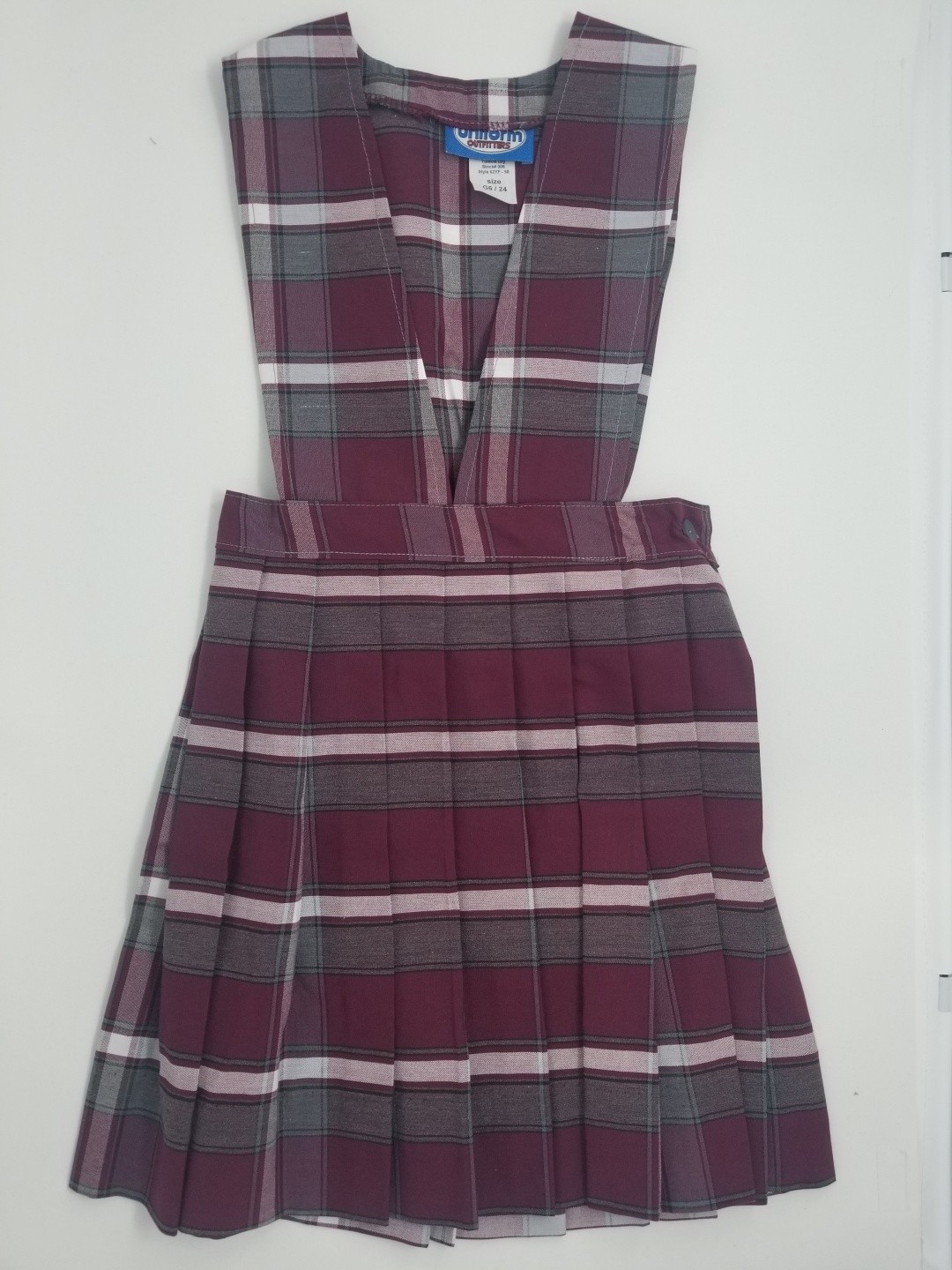 Bib Top Jumper- Style 97-Plaid 62