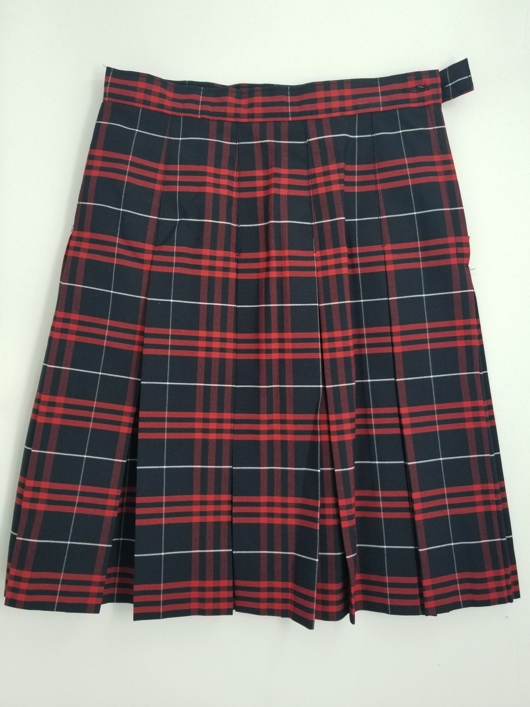 Stitch Down Pleat Skirt- Style 11-Plaid 77