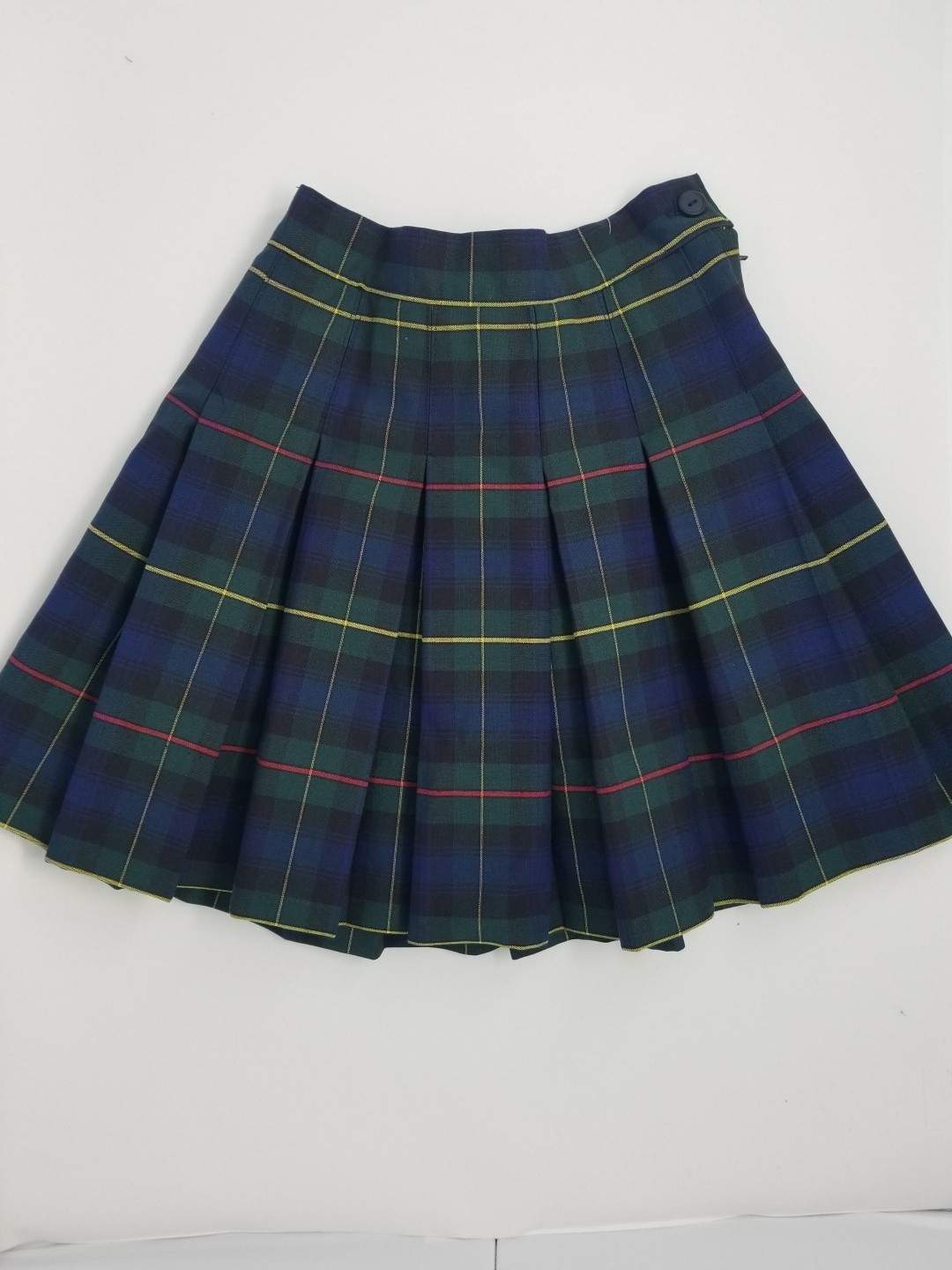 Stitch Down Pleat Skirt- Style 11-Plaid 71
