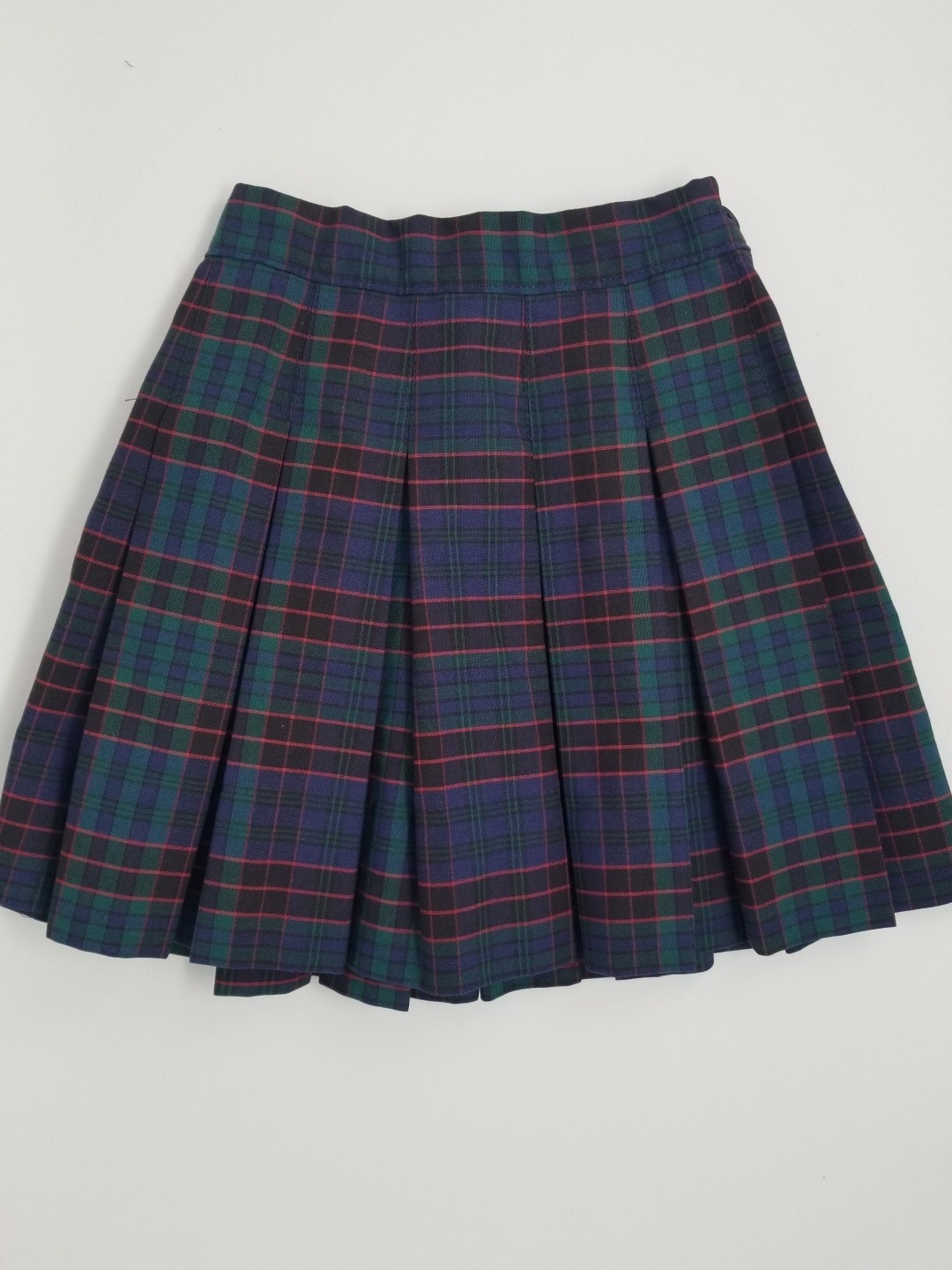 Stitch Down Pleat Skirt- Style 11-Plaid 19