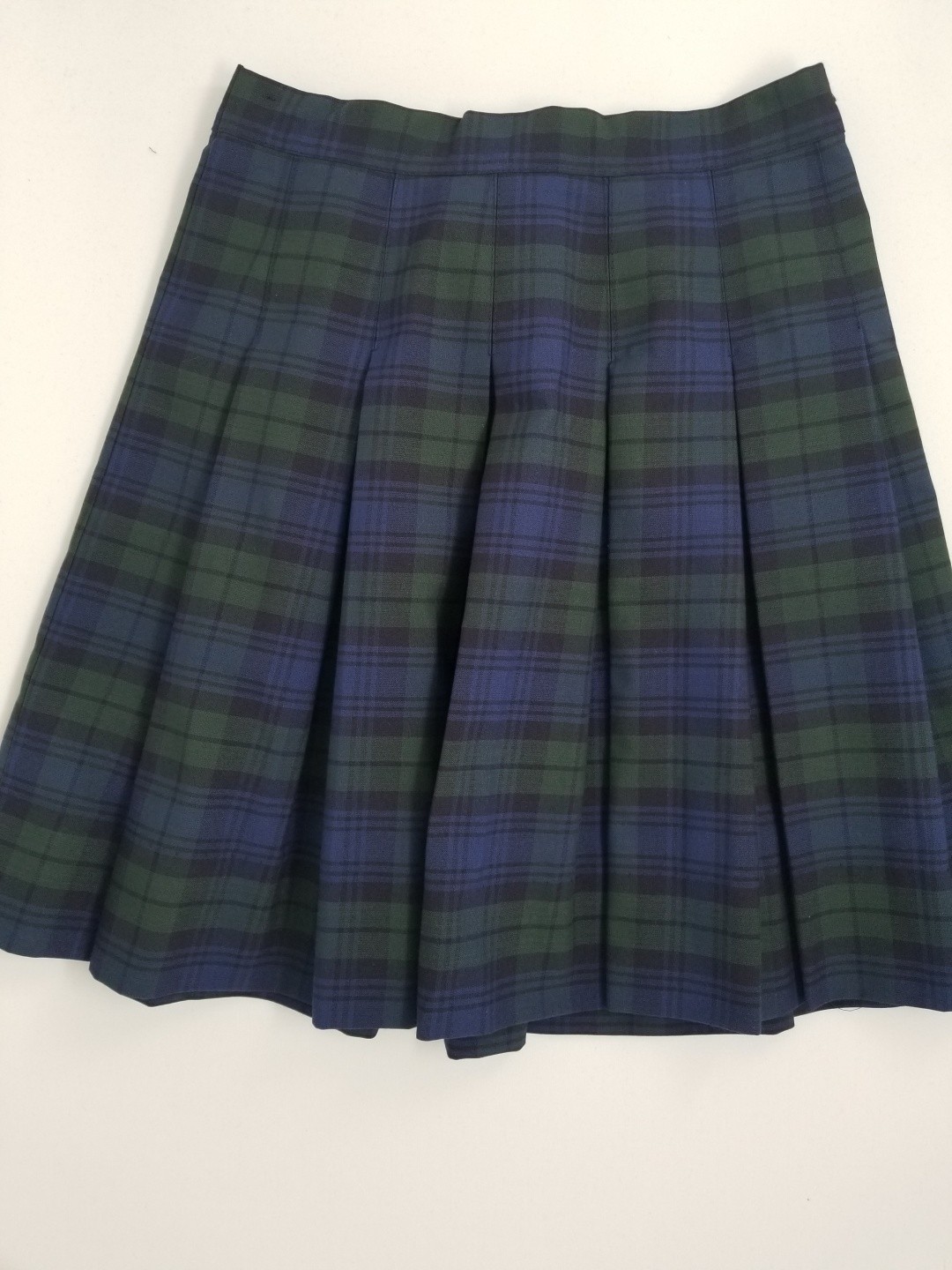 Stitch Down Pleat Skirt- Style 11-Plaid 14