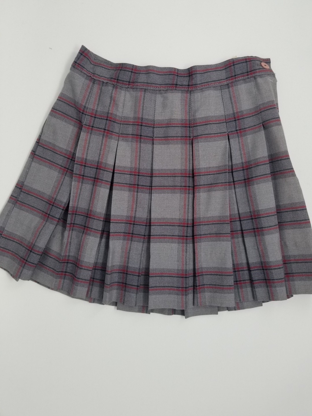 Stitch Down Pleat Skirt- Style 11-Plaid 83