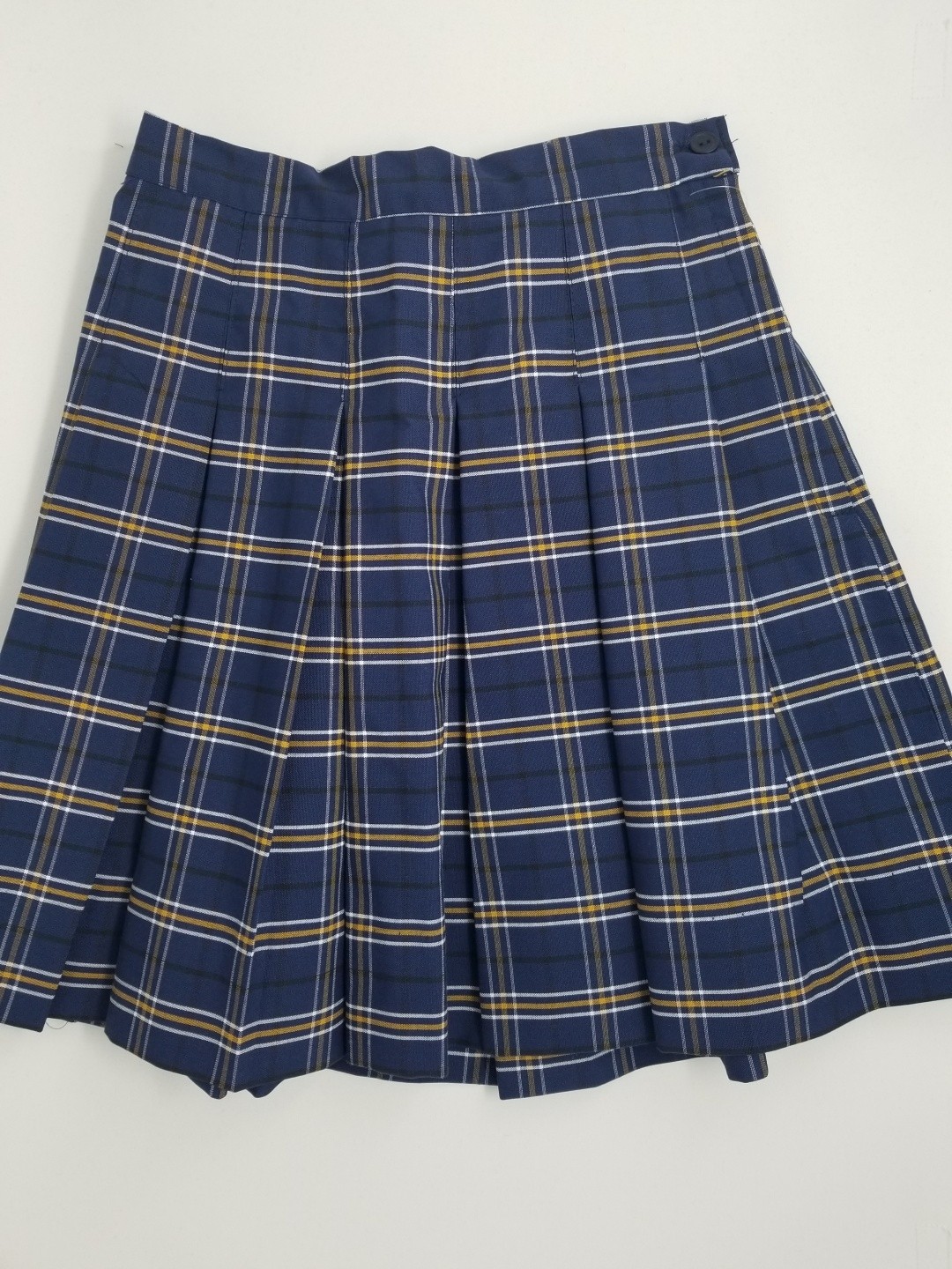 Stitch Down Pleat Skirt- Style 11-Plaid 28