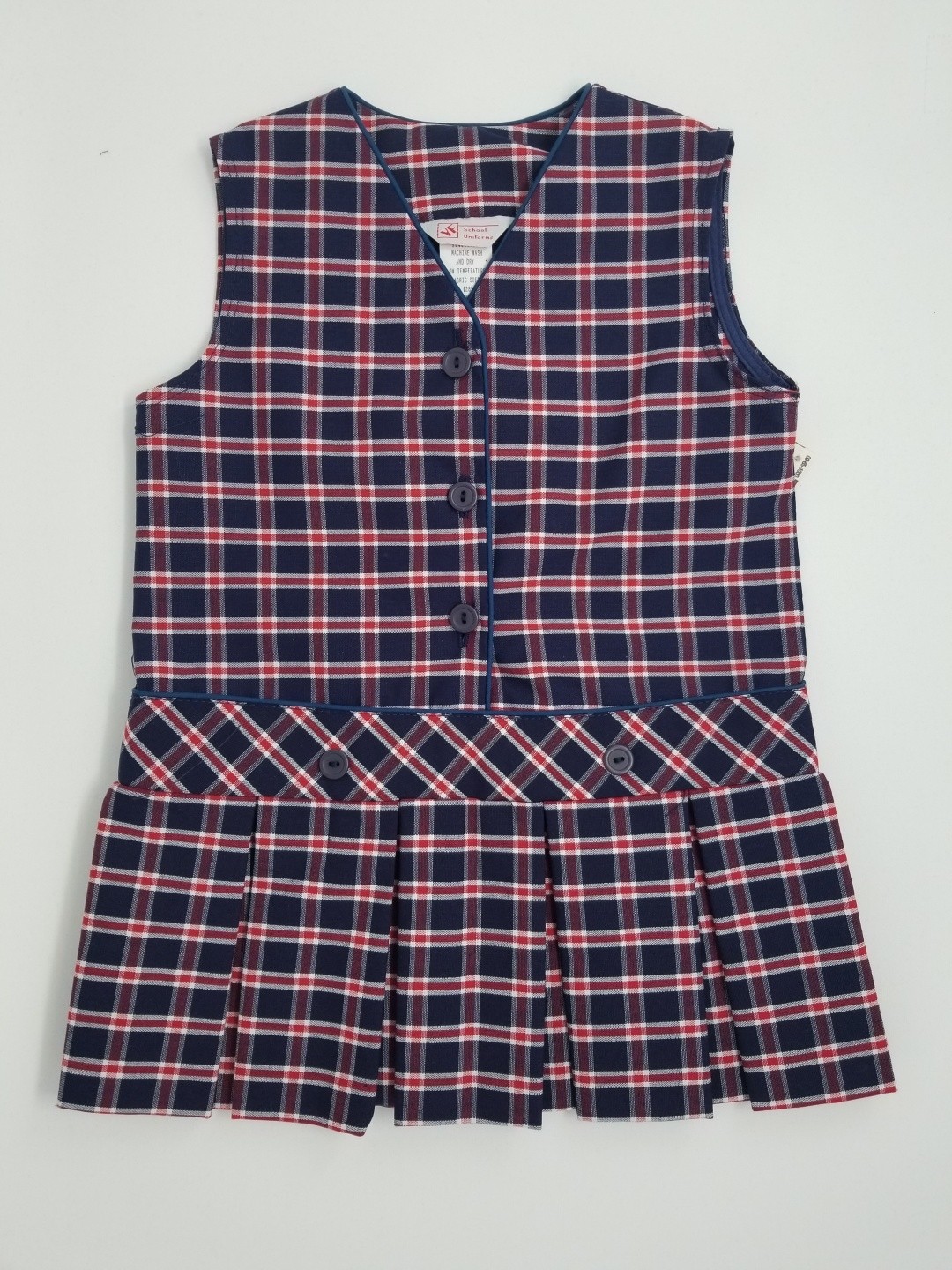 Drop Waist Jumper- Style 07/17-Plaid 26