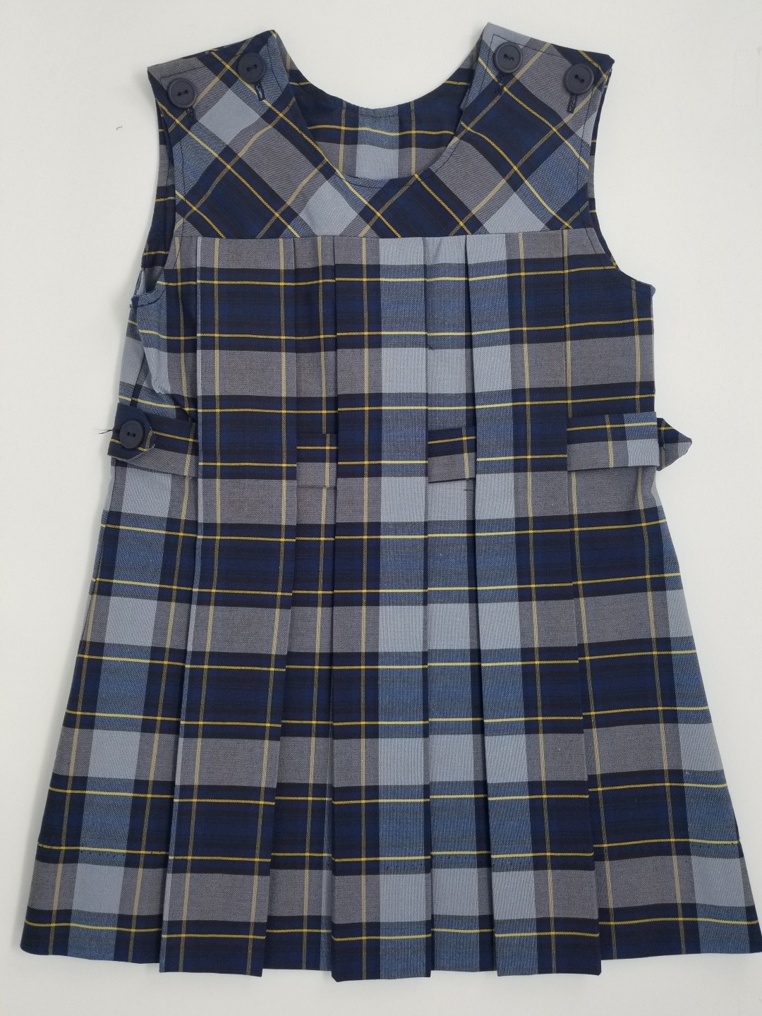 Yoke-Top Jumper- Style 65-Plaid 34