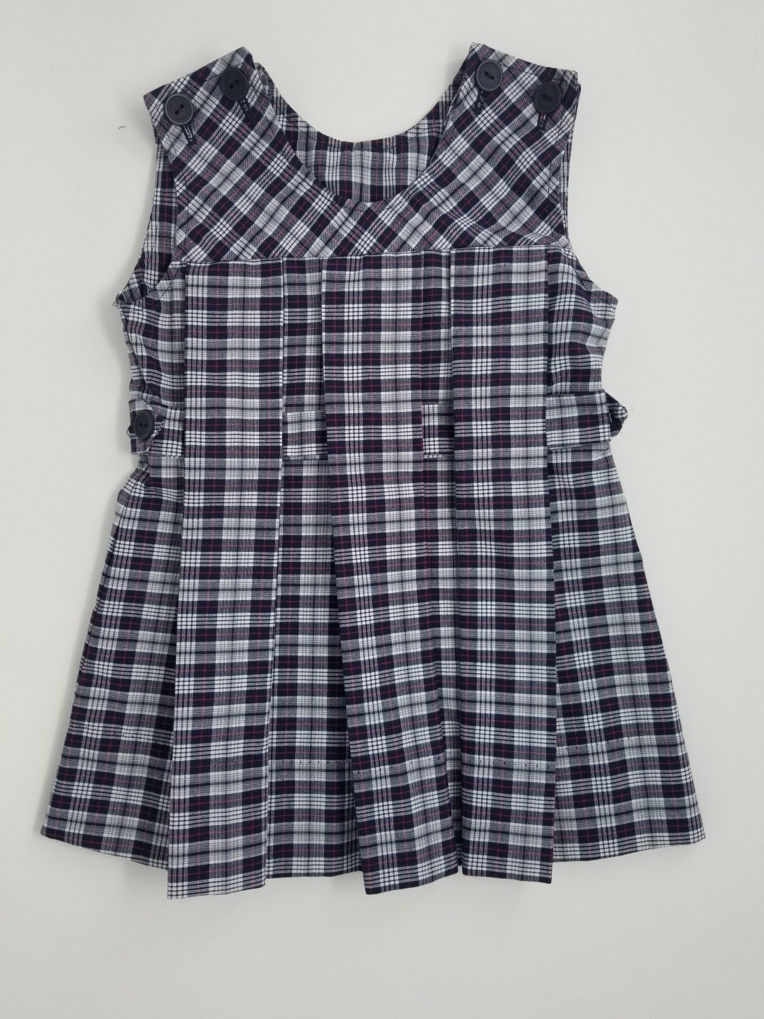 Yoke-Top Jumper- Style 65-Plaid 36