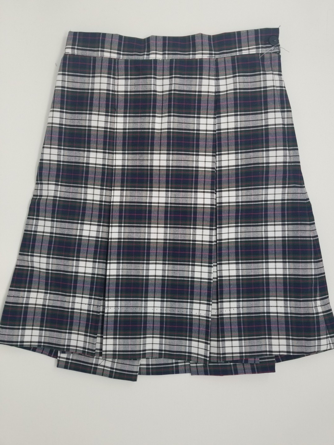 Box Pleat Skirt- Style 48-Plaid 23