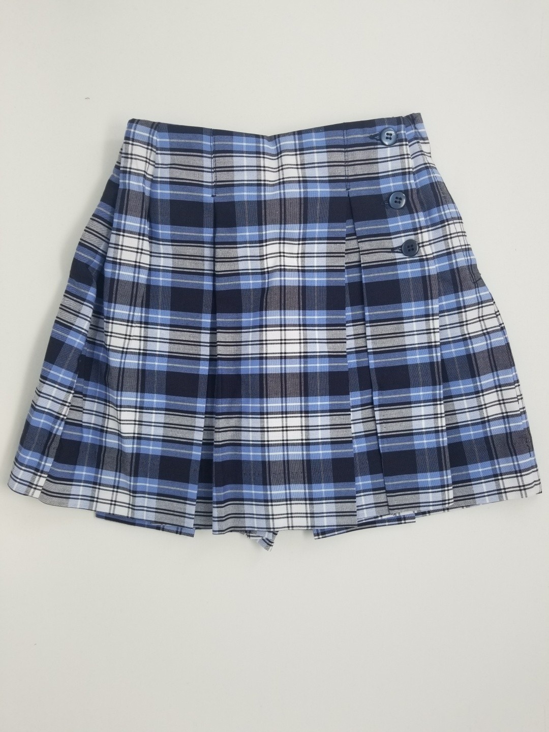 Pleated Skort- Style 103-Plaid 22