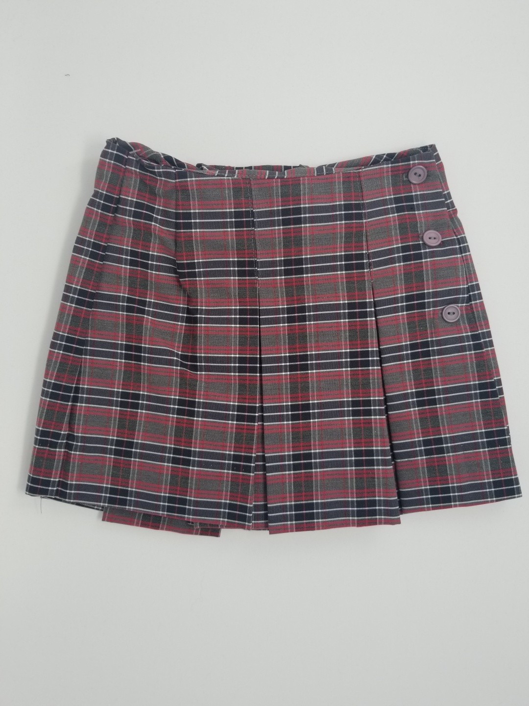 Pleated Skort- Style 103-Plaid 41