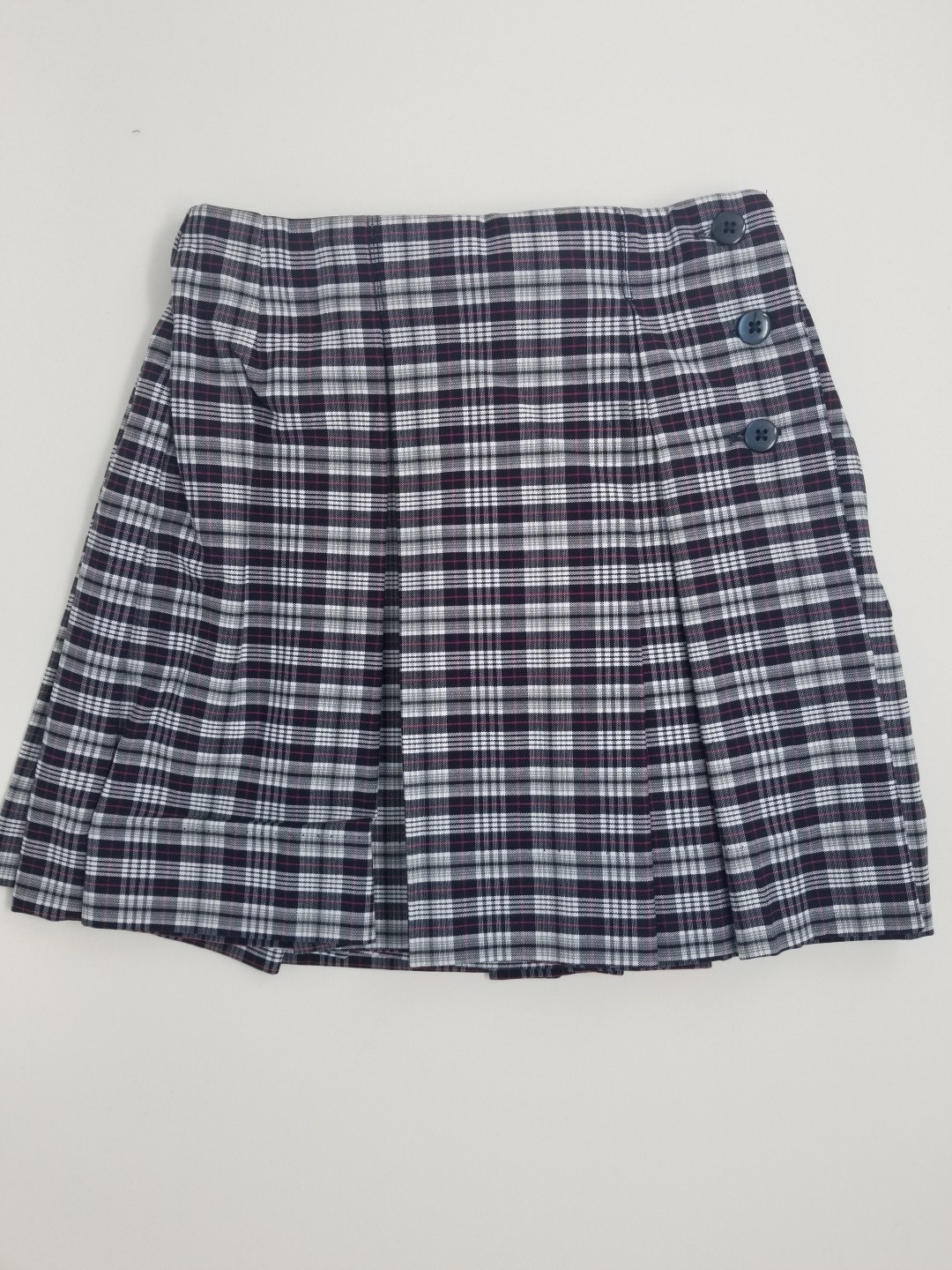 Pleated Skort- Style 103-Plaid 36