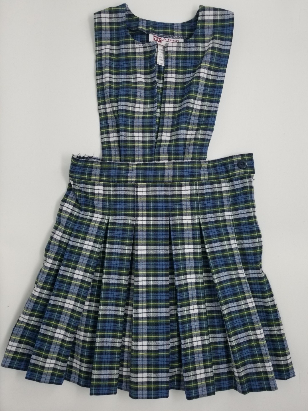 Bib Top Jumper- Style 88-Plaid 50