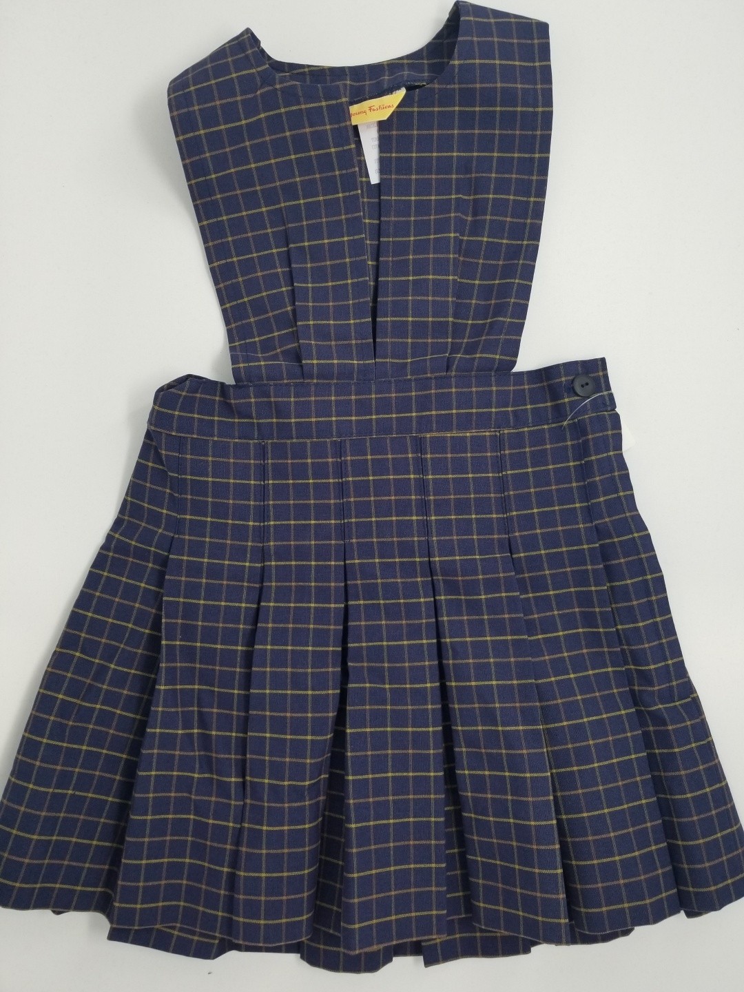 Bib Top Jumper- Style 88-Plaid 18