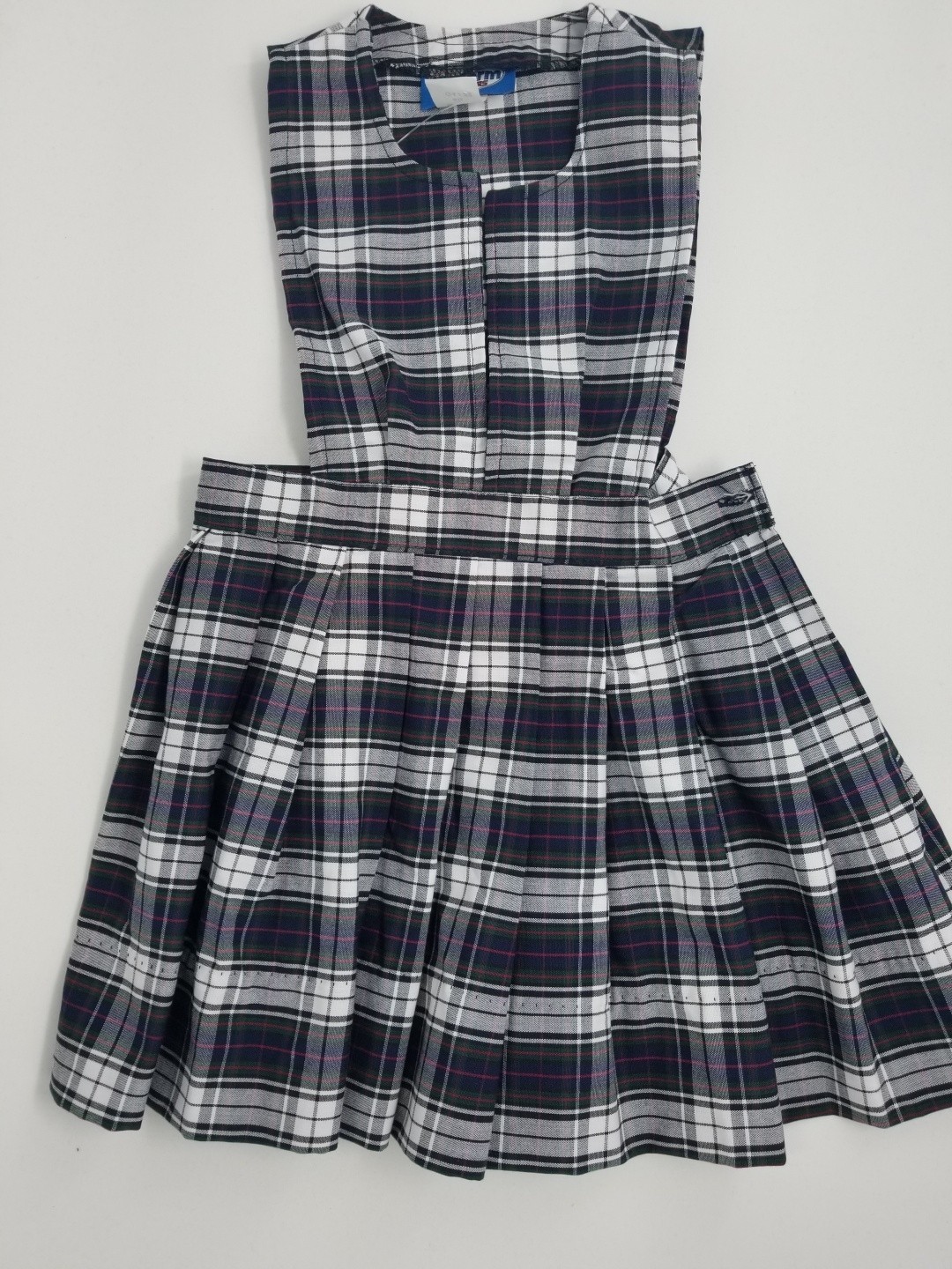 Bib Top Jumper- Style 08-Plaid 23