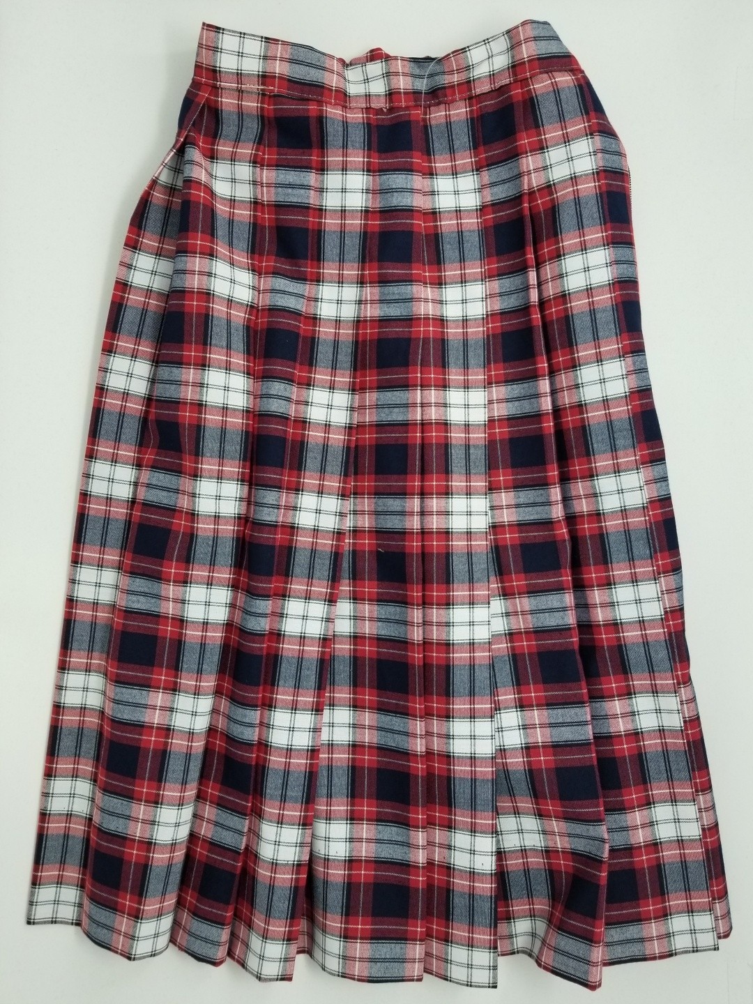 Knife Pleated Skirt- Style 06-Plaid 66