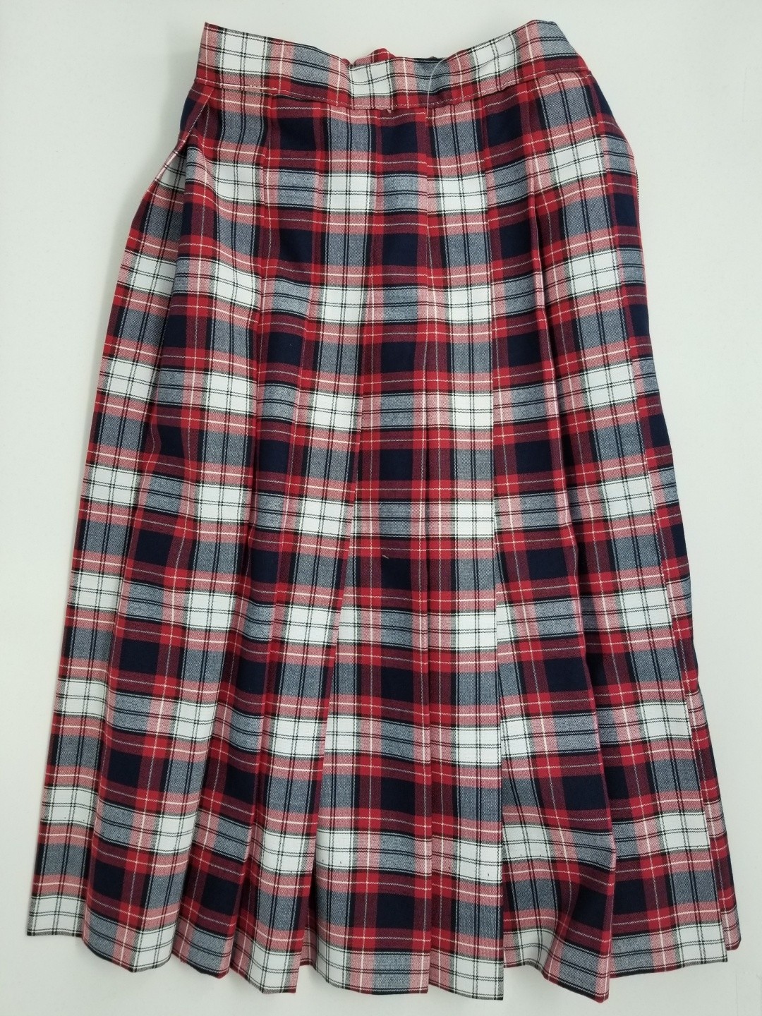 Knife Pleated Skirt- Style 06-Plaid 66