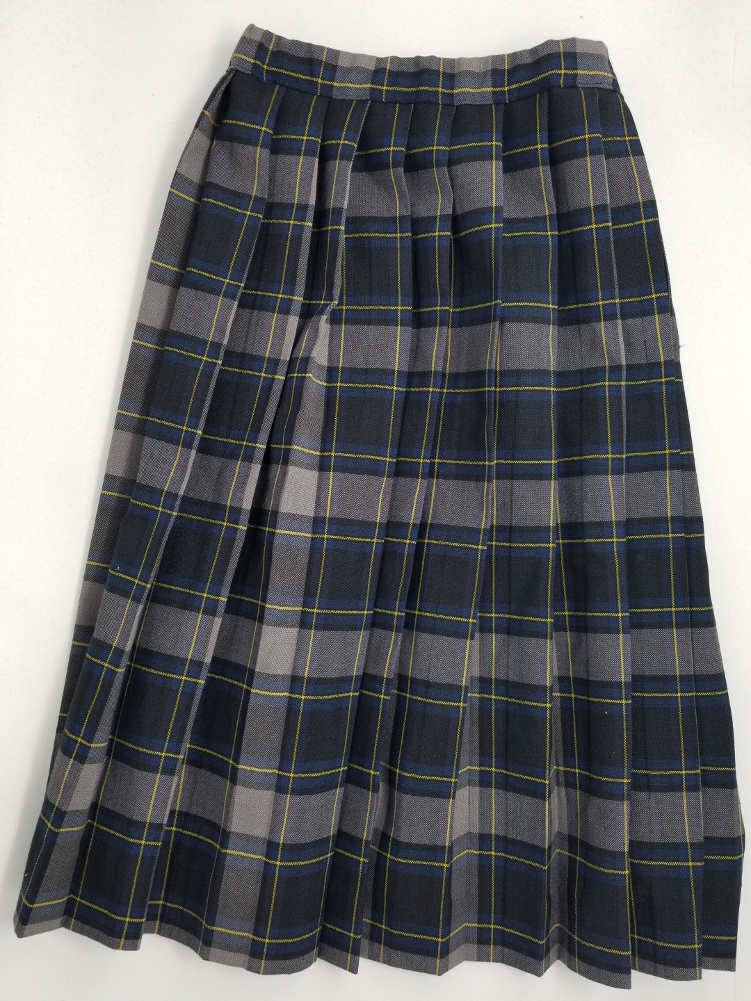 Knife Pleated Skirt- Style 06-Plaid 34