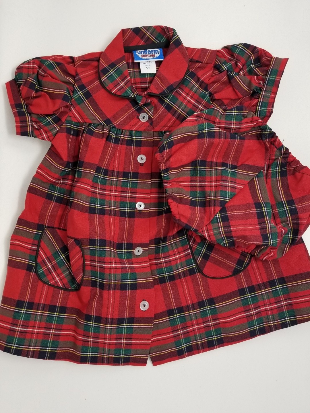 Plaid Smock Dress-Plaid 95