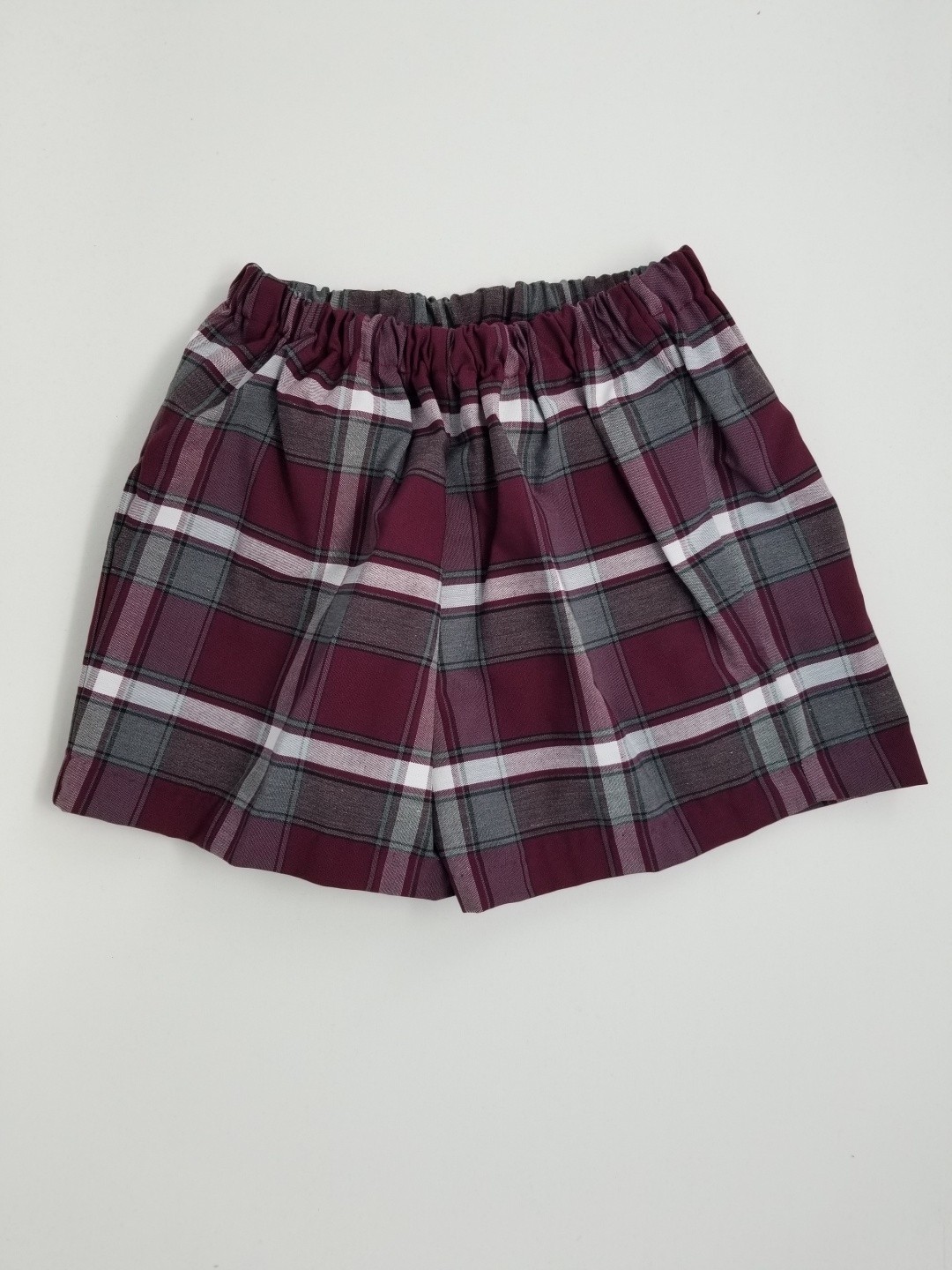 Girls Modesty Short- Plaid-Plaid 62