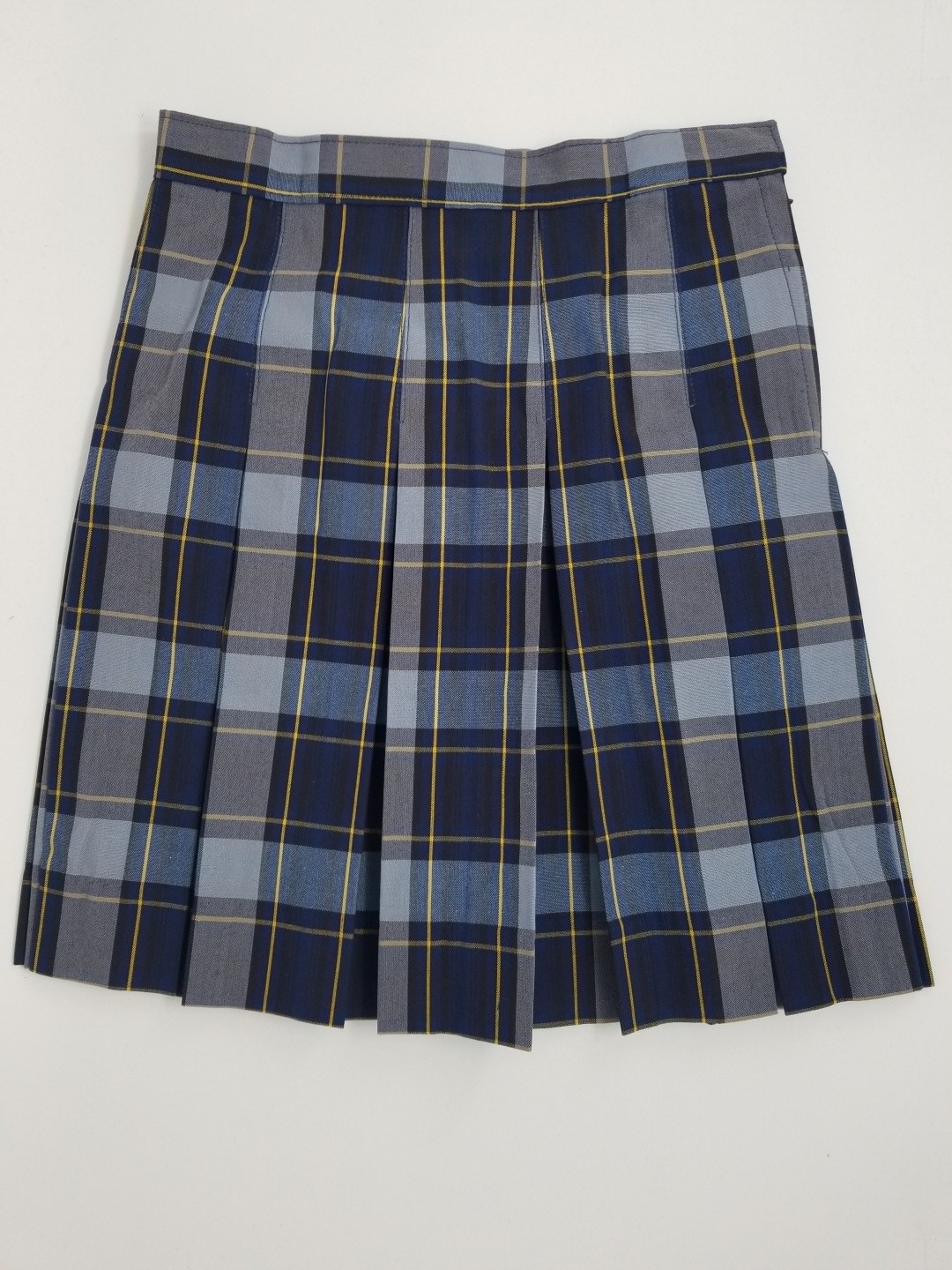 Stitch Down Pleat Skirt- Style 11-Plaid 34