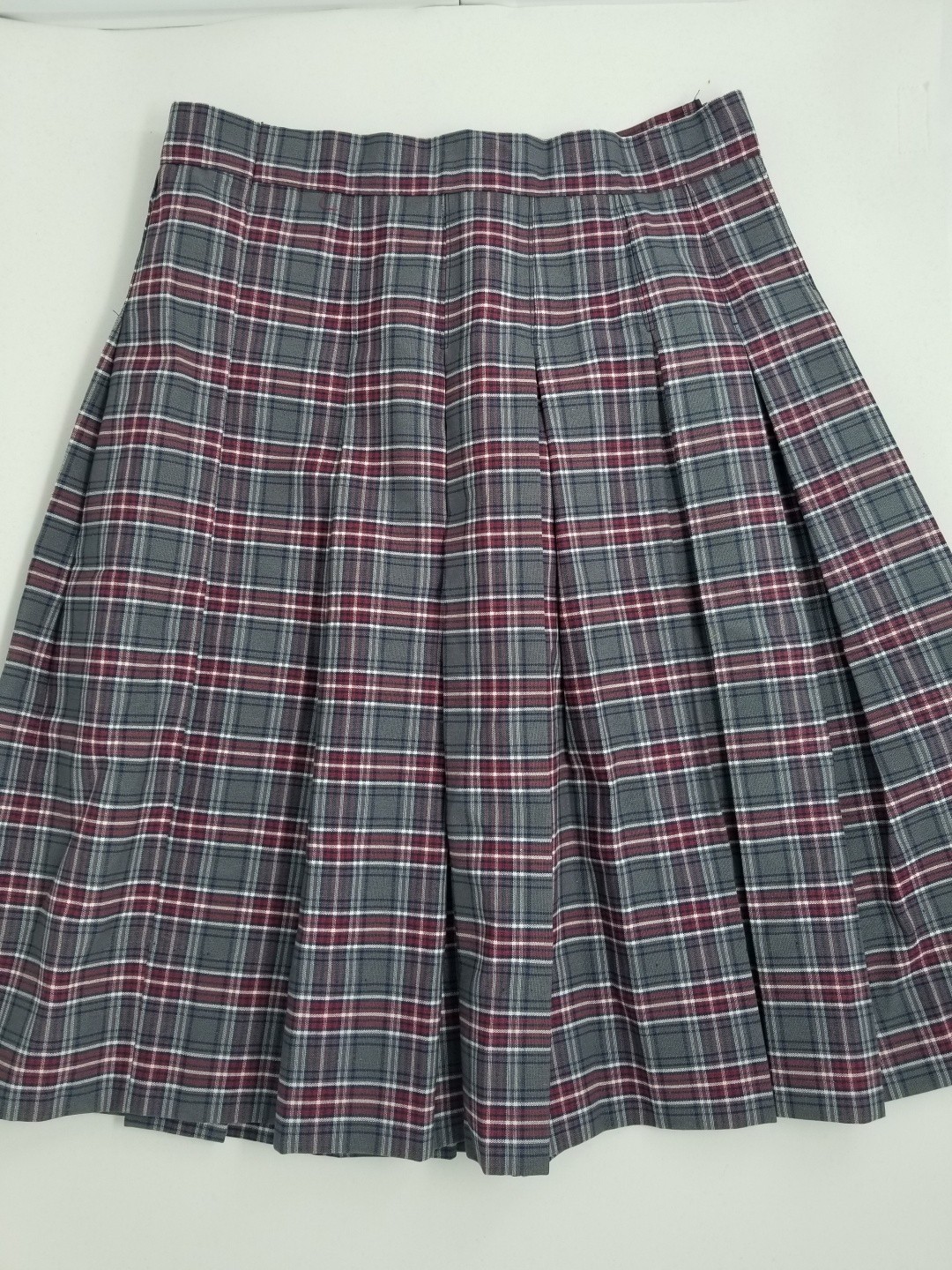 Stitch Down Pleat Skirt- Style 11-Plaid 75