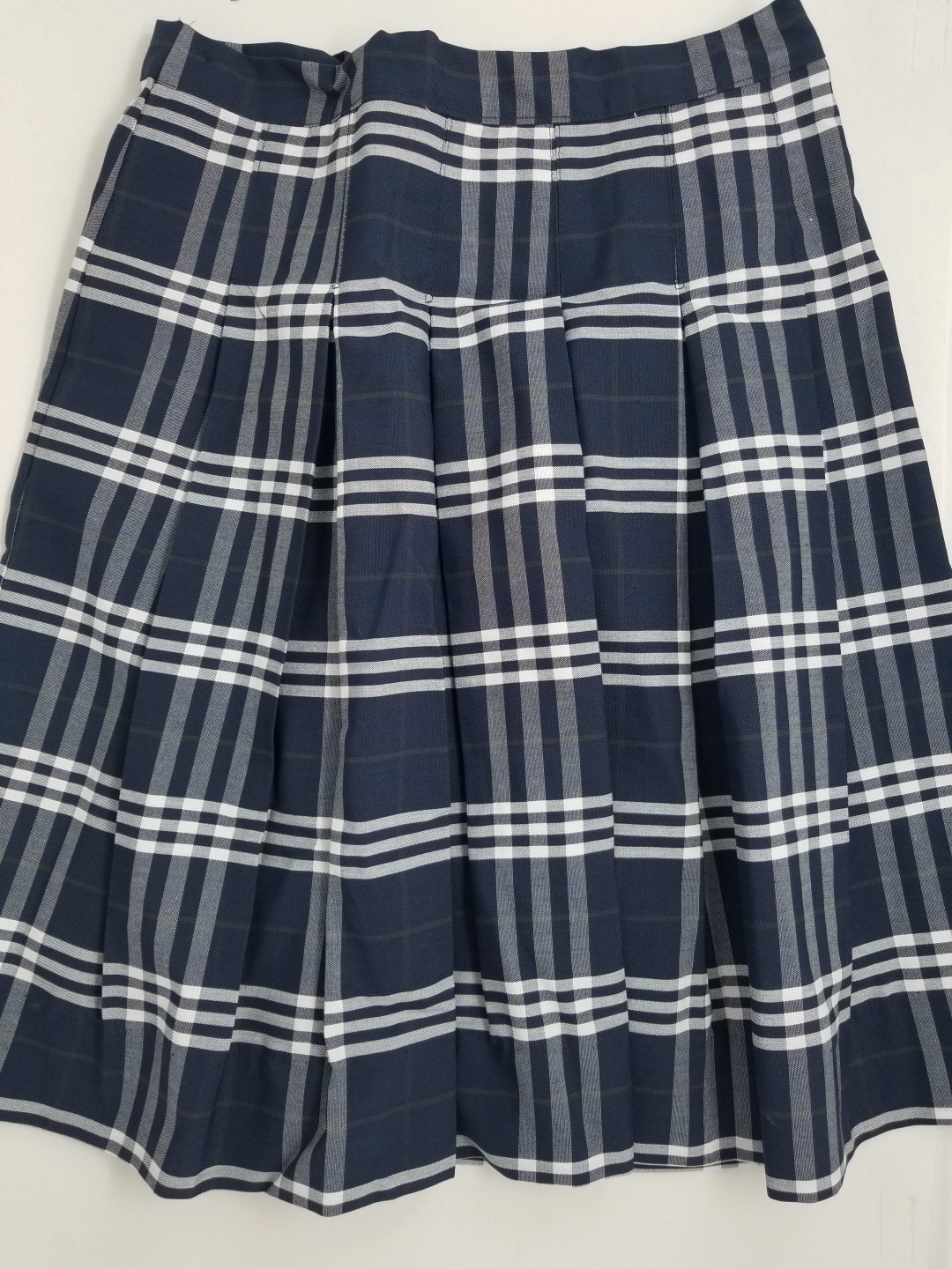 Stitch Down Pleat Skirt- Style 11-Plaid 35