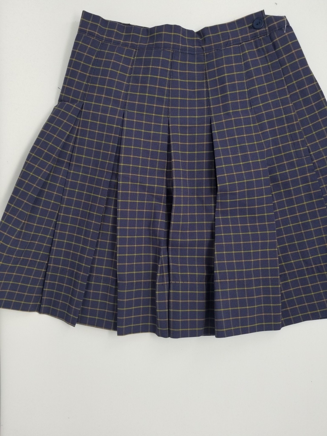 Stitch Down Pleat Skirt- Style 11-Plaid 18