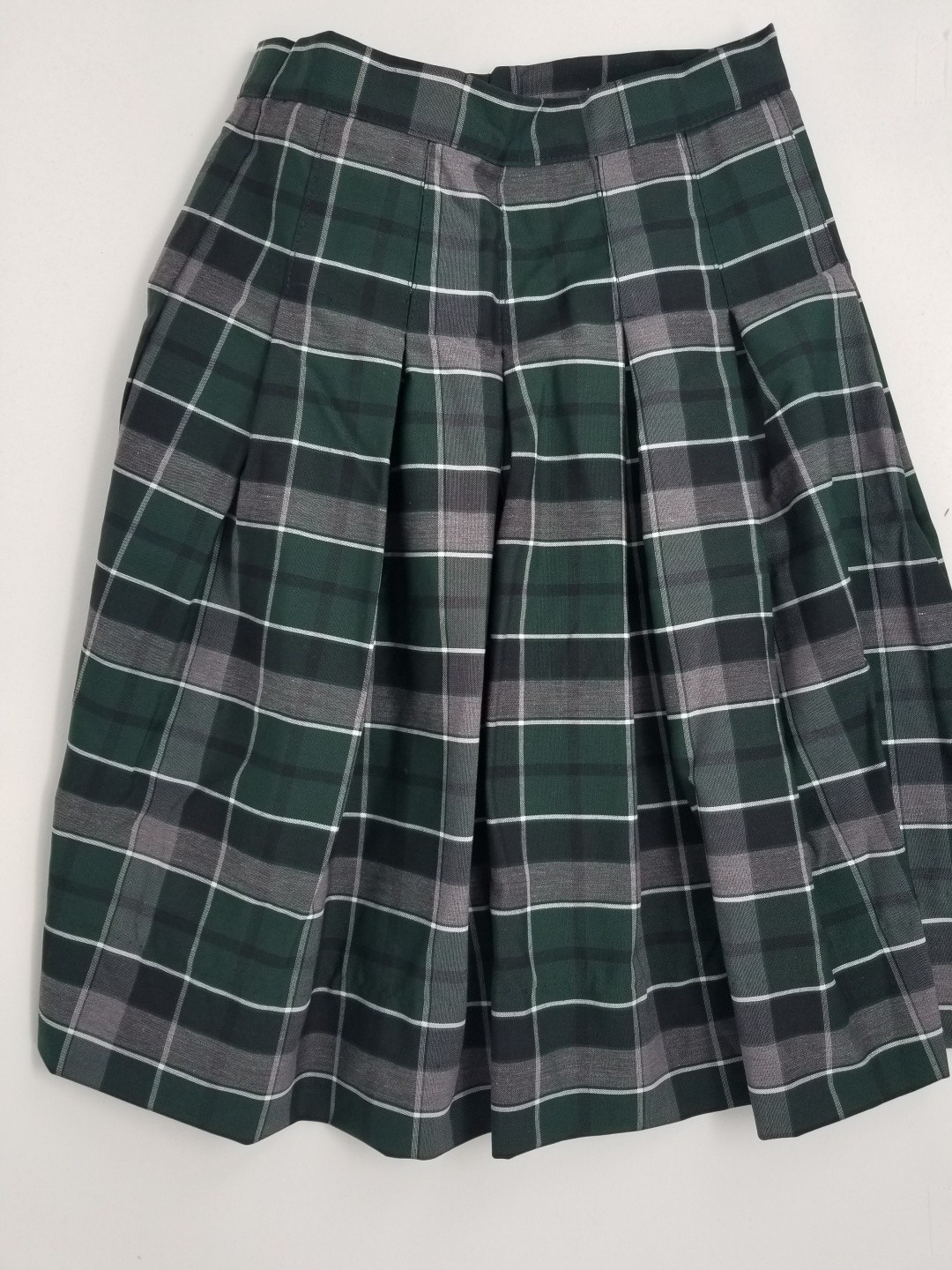Stitch Down Pleat Skirt- Style 11-Plaid 13