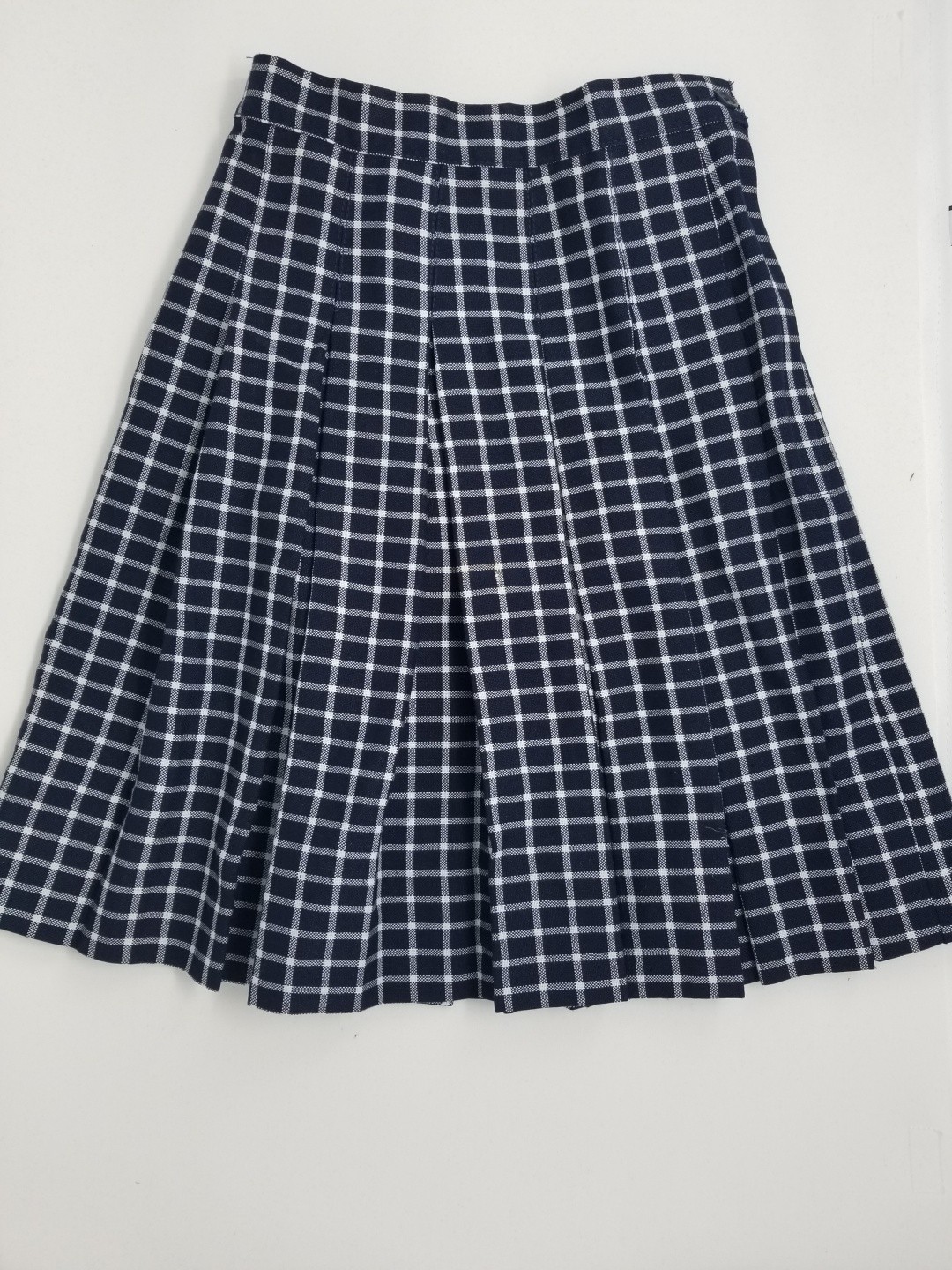 Stitch Down Pleat Skirt- Style 11-Plaid 8