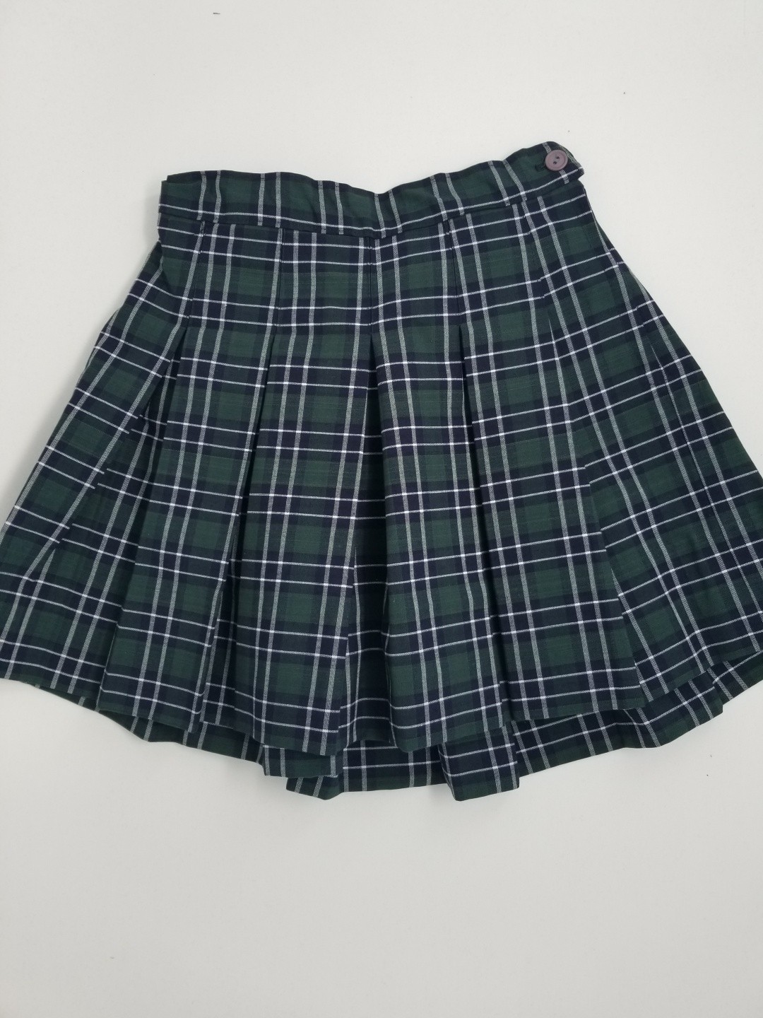 Stitch Down Pleat Skirt- Style 11-Plaid 3