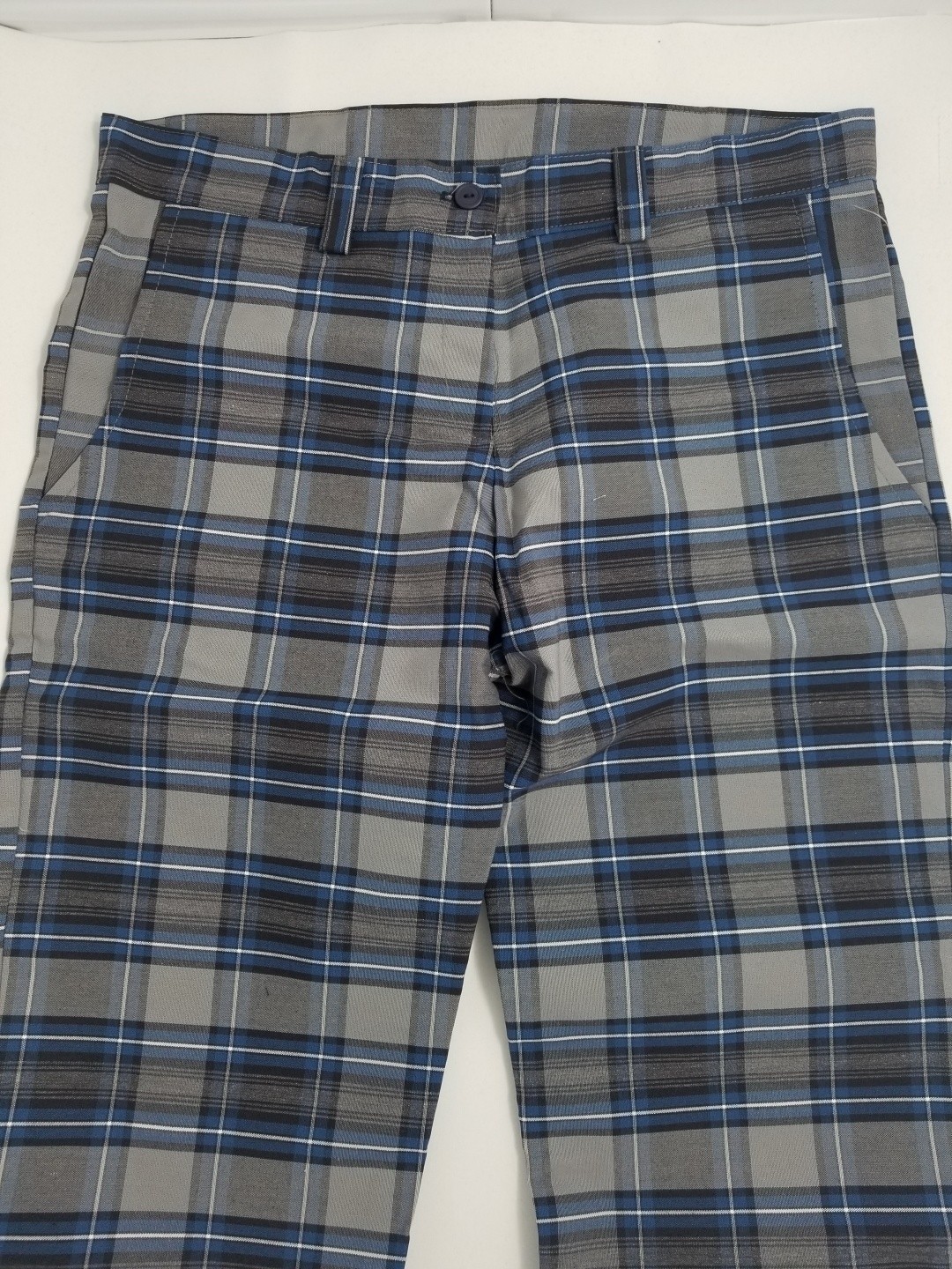 Girls Plaid Pants- Flat Front-Plaid 73