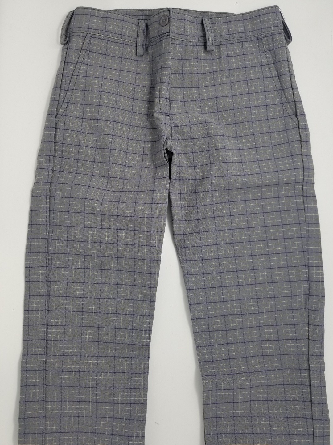 Girls Plaid Pants- Flat Front-Plaid 96
