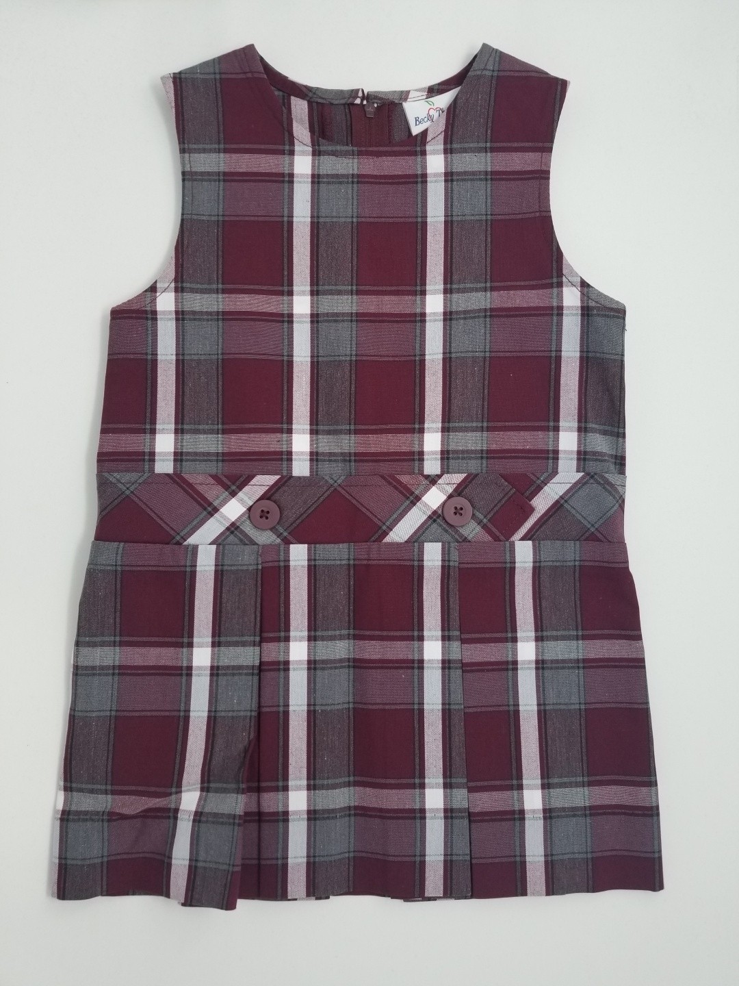 Drop Waist Jumper- Style 00-Plaid 62