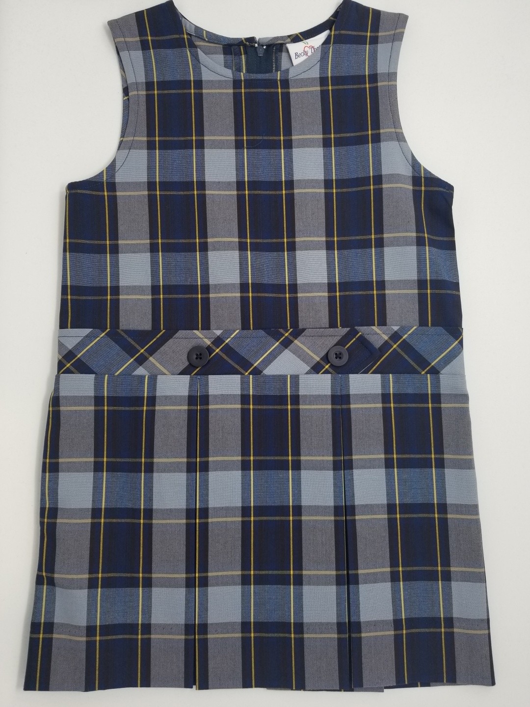 Drop Waist Jumper- Style 00-Plaid 34