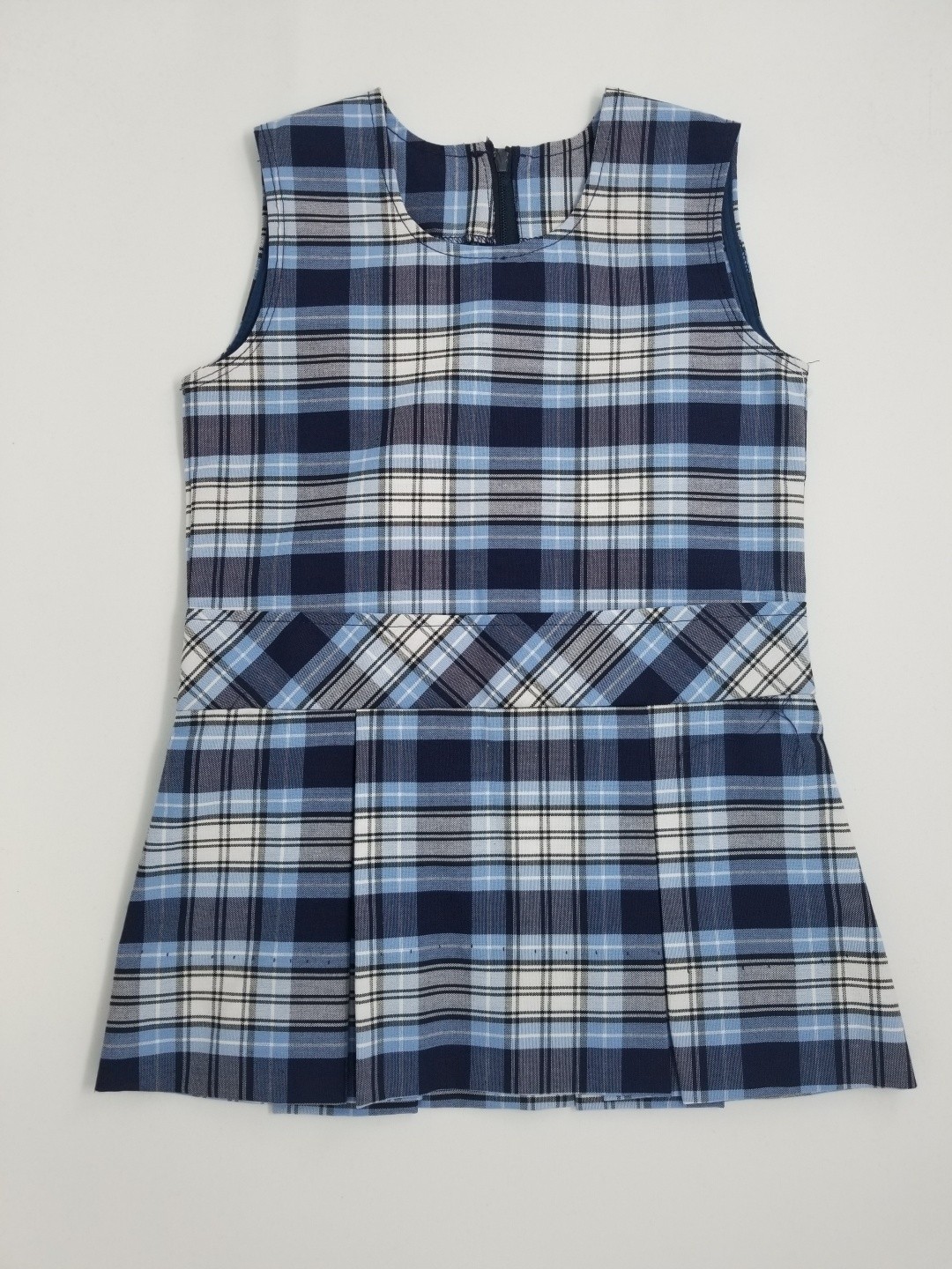 Drop Waist Jumper- Style 00-Plaid 22