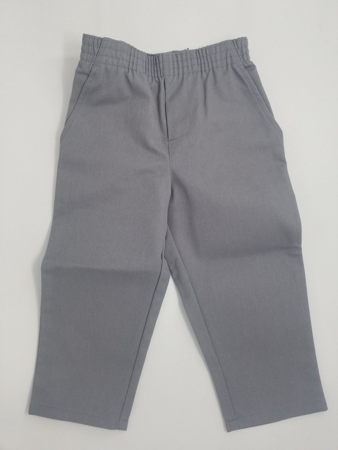 Toddler Pull-On Pant- Solid Colors-Grey