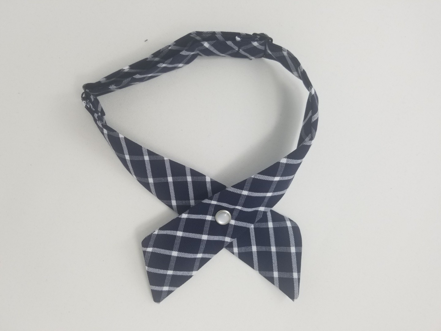 Girls Crossover Tie-Plaid 8