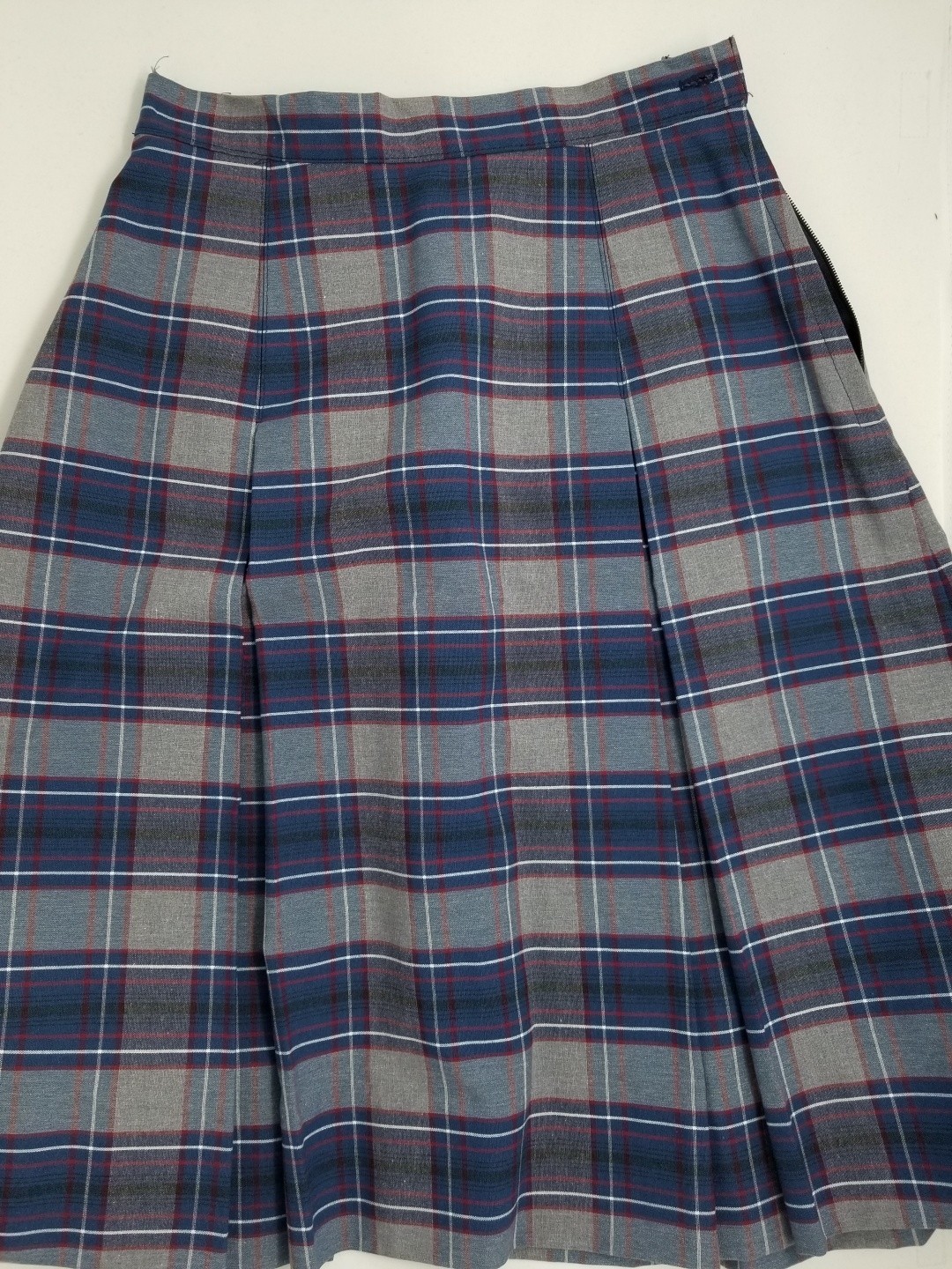 Box Pleat Skirt- Style 48-Plaid 20