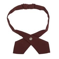 Girls Crossover Tie-Maroon