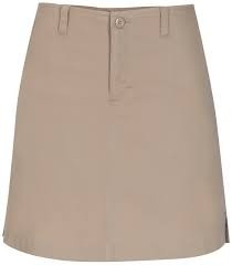 Stretch Fly-Front Skort