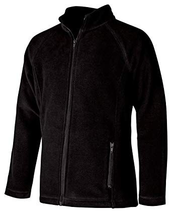 Polar Fleece Jacket- Full Zip-Black
