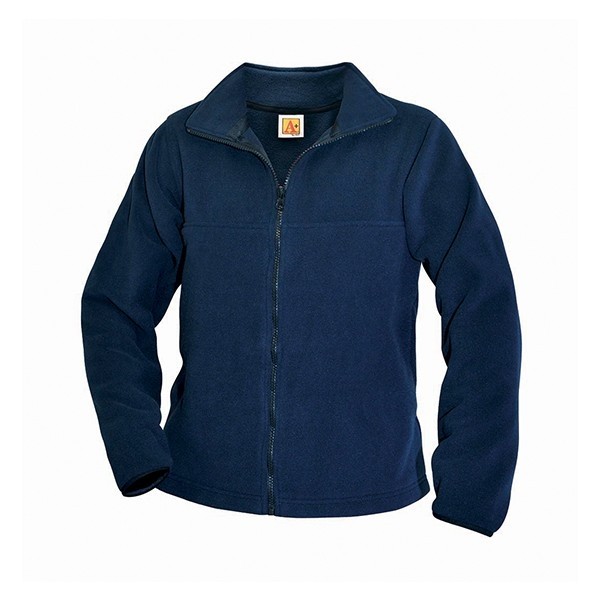 Polar Fleece Jacket- Full Zip-Navy