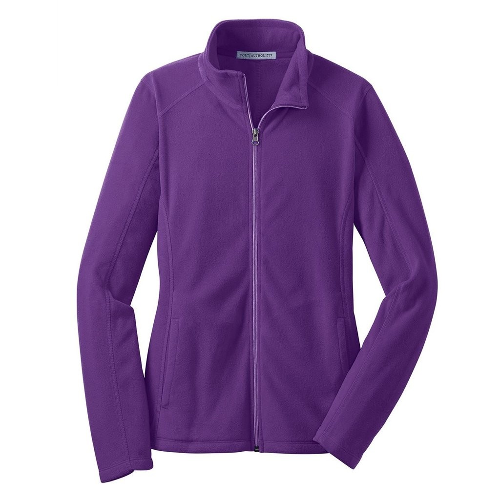 Polar Fleece Jacket- Full Zip-Purple