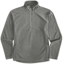 Polar Fleece Jacket- Half Zip-Grey