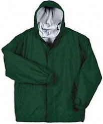 Hooded Jacket with Lining-Hunter Green