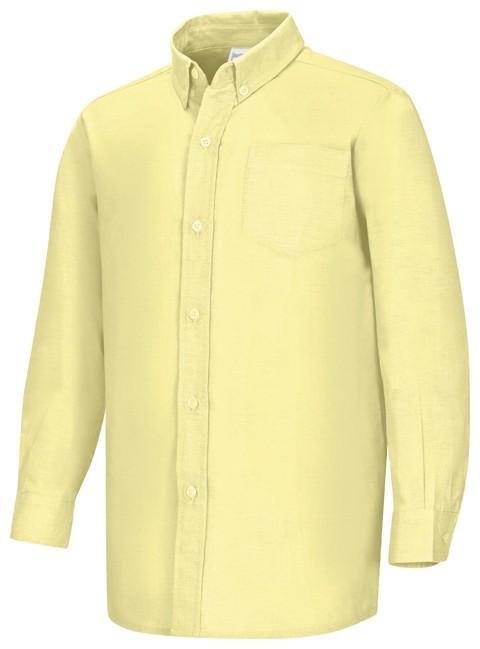 Oxford Shirt- Long Sleeve-Yellow